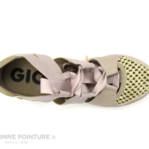 Gios Eppo Gioseppo TASSIN 69030 Beige – Sandale Espadrille Femme Avec Ruban Paiement sécurisé 19