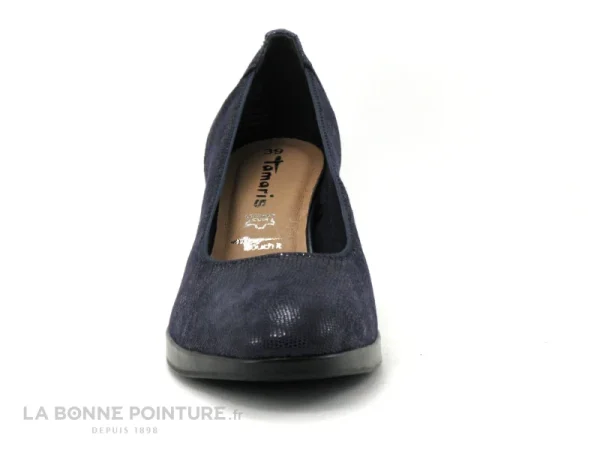 excellents soldes Tamaris 1-22446-26 855 Navy – Escarpin Talon Haut – Navy 3