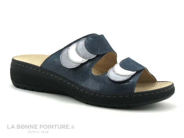 Semelflex GRAZIELLA Jeans – Mule Velcro Femme Prestation Et Rapide 1