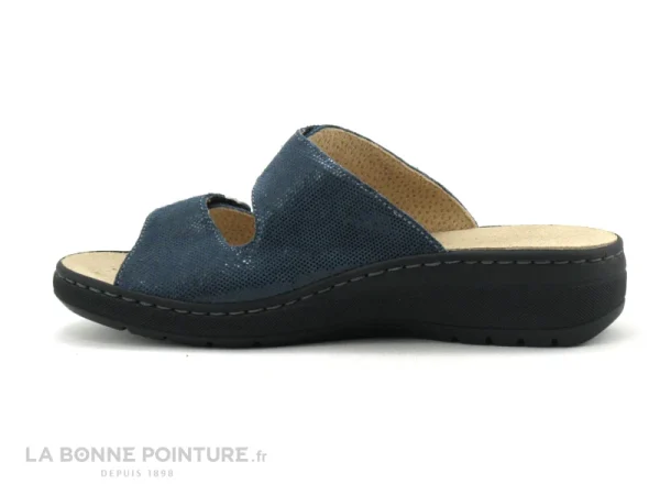 Semelflex GRAZIELLA Jeans – Mule Velcro Femme Prestation Et Rapide 3