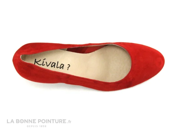 CATY KIVALA Gapa 60 – Velours Rouge – Escarpin Talon Haut soldes ligne 7