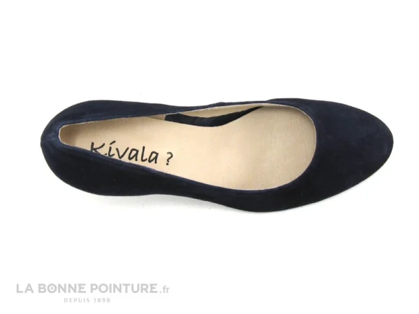 CATY KIVALA – Gapa 60 – Velours Marine – Escarpin Talon Haut vente à bas prix 7