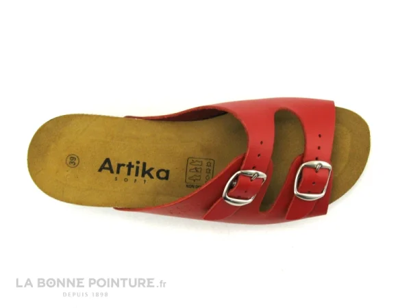 authentiques Artika Soft Gadin Rouge Mule 7