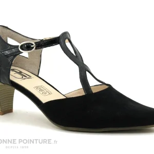 Geo Reino NOEMIE Noir – Escarpin Avec Bride Fermee à prix réduits 17