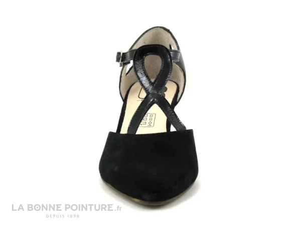 Geo Reino NOEMIE Noir – Escarpin Avec Bride Fermee à prix réduits 3