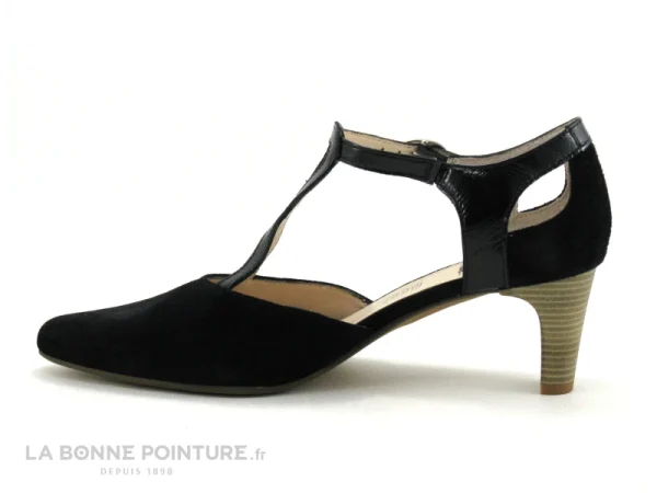 Geo Reino NOEMIE Noir – Escarpin Avec Bride Fermee à prix réduits 4