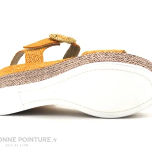 boutiqued pas cher Geo Reino VIABE Orange – Nu-pieds Talon Compense 21