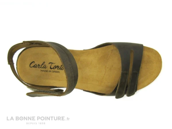 Carla Tortosa 27213 Kaki – Sandale Mode Femme officiel 7