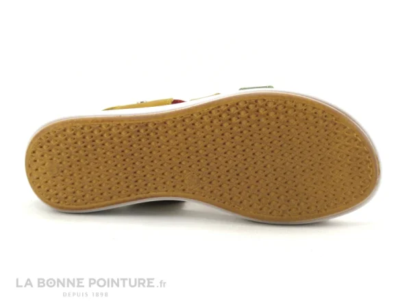 Fly Flot FRAGONY Rouge Ocre Vert – Nu-pieds Confort Femme REMISE 8