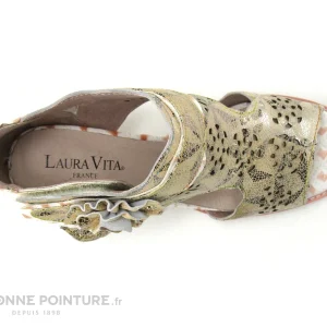 Boutique Laura Vita IGCALO 0621 Beige – Sandale Talon 19