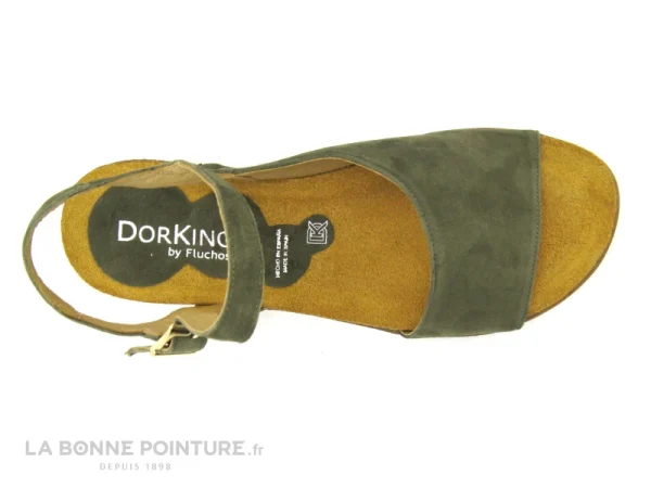 Dorking ESPE D8540-AC Kaki – Sandale Femme Kaki excellent qulity 7