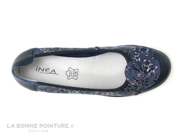 Inéa Inea SURI Cherry Marine – Escarpin Confort Bleu Marine – Talon Compense à prix réduits 7