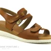 Jordana 681 Cuero – Sandale Marron – 2 Brides Velcro – Compense meilleur service 19