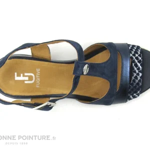 Fugitive IZANE LP5HG69 Navy -Sandale Femme Bleu Marine site pas cher 19