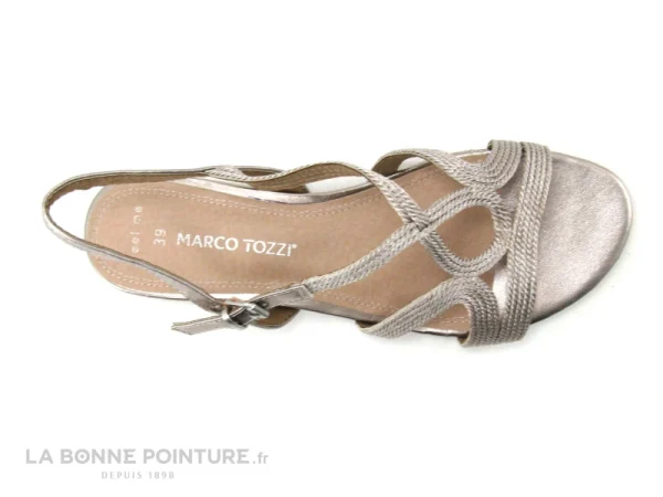 soldes officiel Marco Tozzi 2-28185-26 Rose Metallic – Sandale Rose Femme 4