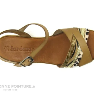 officiel Jordana 3421 Tierra – Sandale Femme – Marron Or Leopard 19