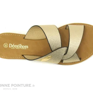 Dees Shoes MERCADO Or – Mule Plate Doree commentaire favorable 10