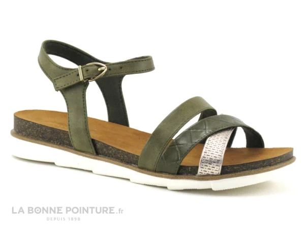 meilleur service Marco Tozzi 2-28410-28 Olive – Sandale Femme Kaki 1