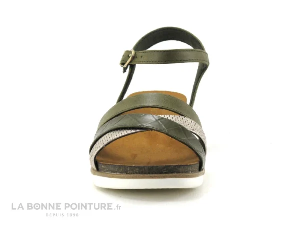 meilleur service Marco Tozzi 2-28410-28 Olive – Sandale Femme Kaki 3