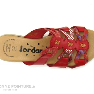 Jordana 35 Rouge – Mule Femme Semelle Compensee à prix réduits 16