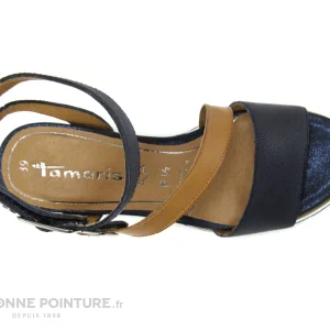 Tamaris 1-28021-26 839 Navy Nut – Sandale Talon Compense mode 19