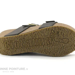 BioNatura 24A2178-I-Goitmo – Mule Cuir Marron Talon Haut Compense achat pas cher 21