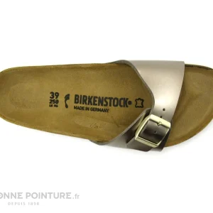 Birkenstock MADRID Birko Electric Metallic Taupe – BK1013927 – Mule F achetez 16