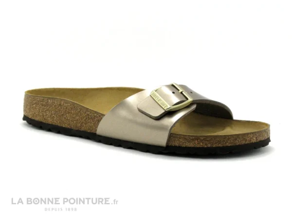 Birkenstock MADRID Birko Electric Metallic Taupe – BK1013927 – Mule F achetez 1