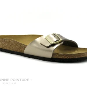 Birkenstock MADRID Birko Electric Metallic Taupe – BK1013927 – Mule F achetez 14