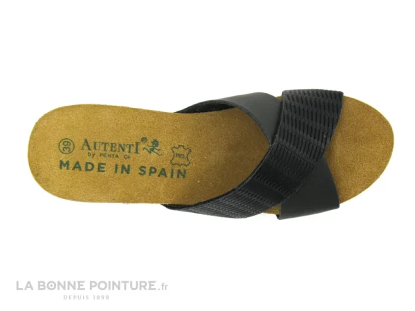 Autenti By Penta Autenti 688739 Noir – Mule Plateforme design à la mode 6